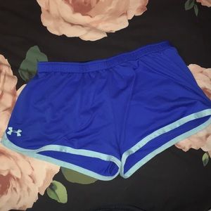 Blue under armour shorts